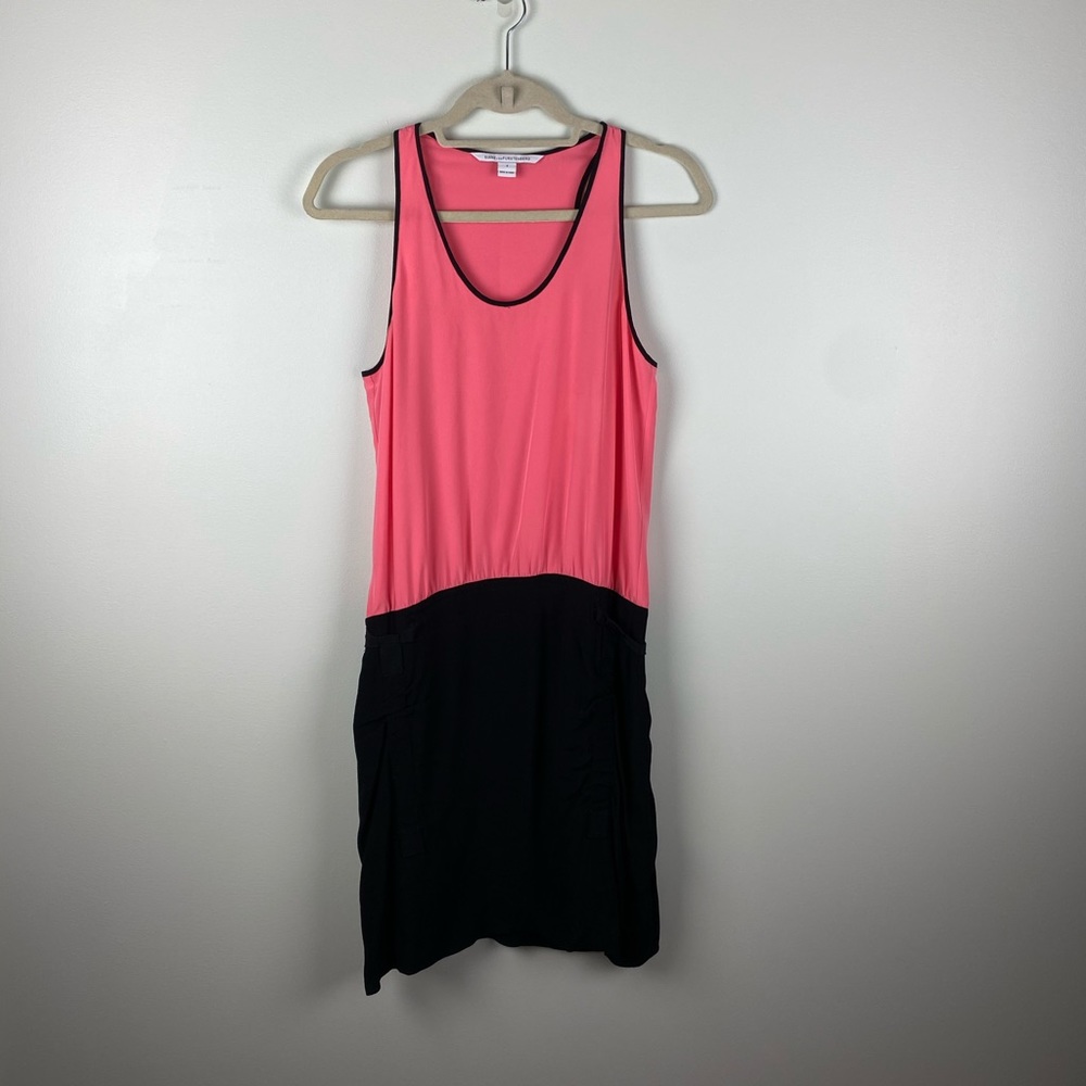 Diane von Furstenberg Loranne Two-Tone Tank Dress